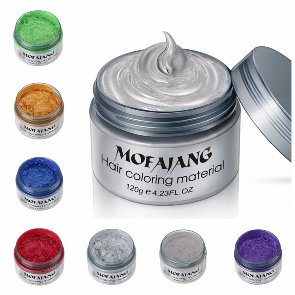 Hair Coloring Material Styling Hair Wax Disposable Hair Dye Mud