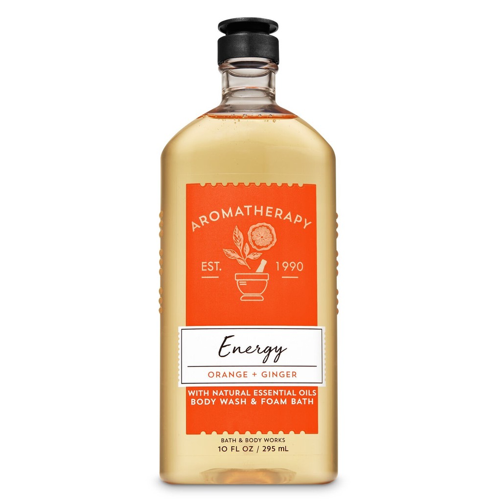 Bath & Body Works Aromatherapy Body Wash & Foam Bath Orange Ginger