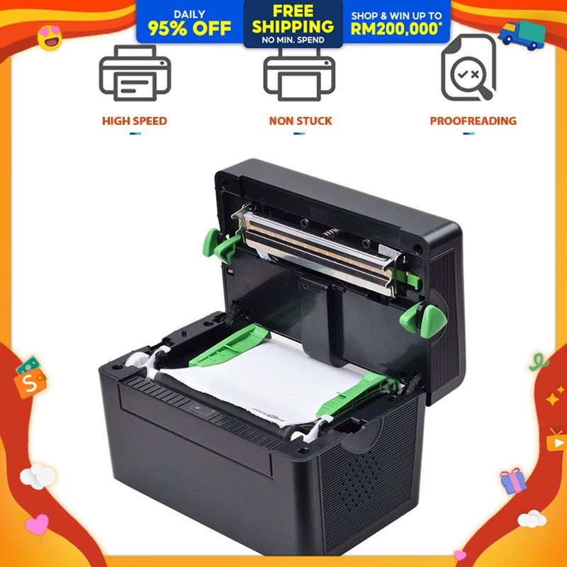 Thermal Printer Air Waybill Direct XPDT108B Label Barcode With Label