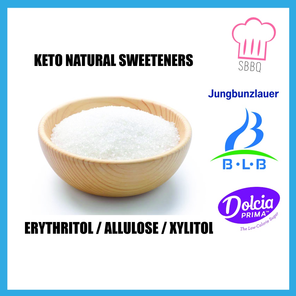 250G/500G/1KG KETO SWEETENERS ALLULOSE ERYTHRITOL XYLITOL Shopee Malaysia