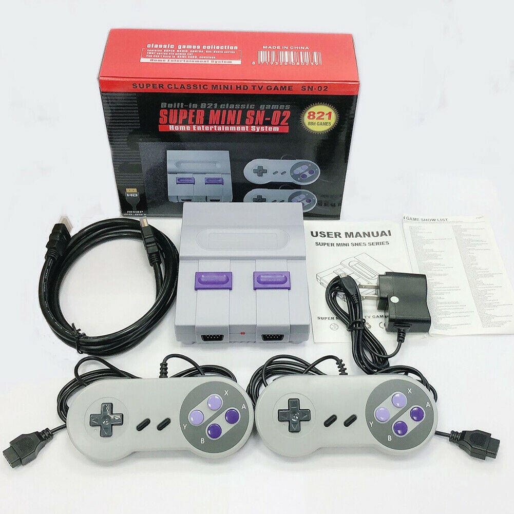 HDMI SUPER NES Classic Edition Console Mini SFC Retro 821 Built-in Games |  Shopee Malaysia