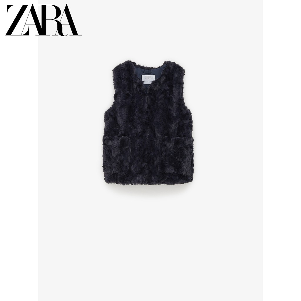 zara fur vest