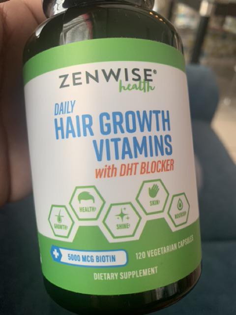 Zenwise Health Daily Hair Growth Vitamins With Dht Blocker 1 Vege Cap Shopee Malaysia