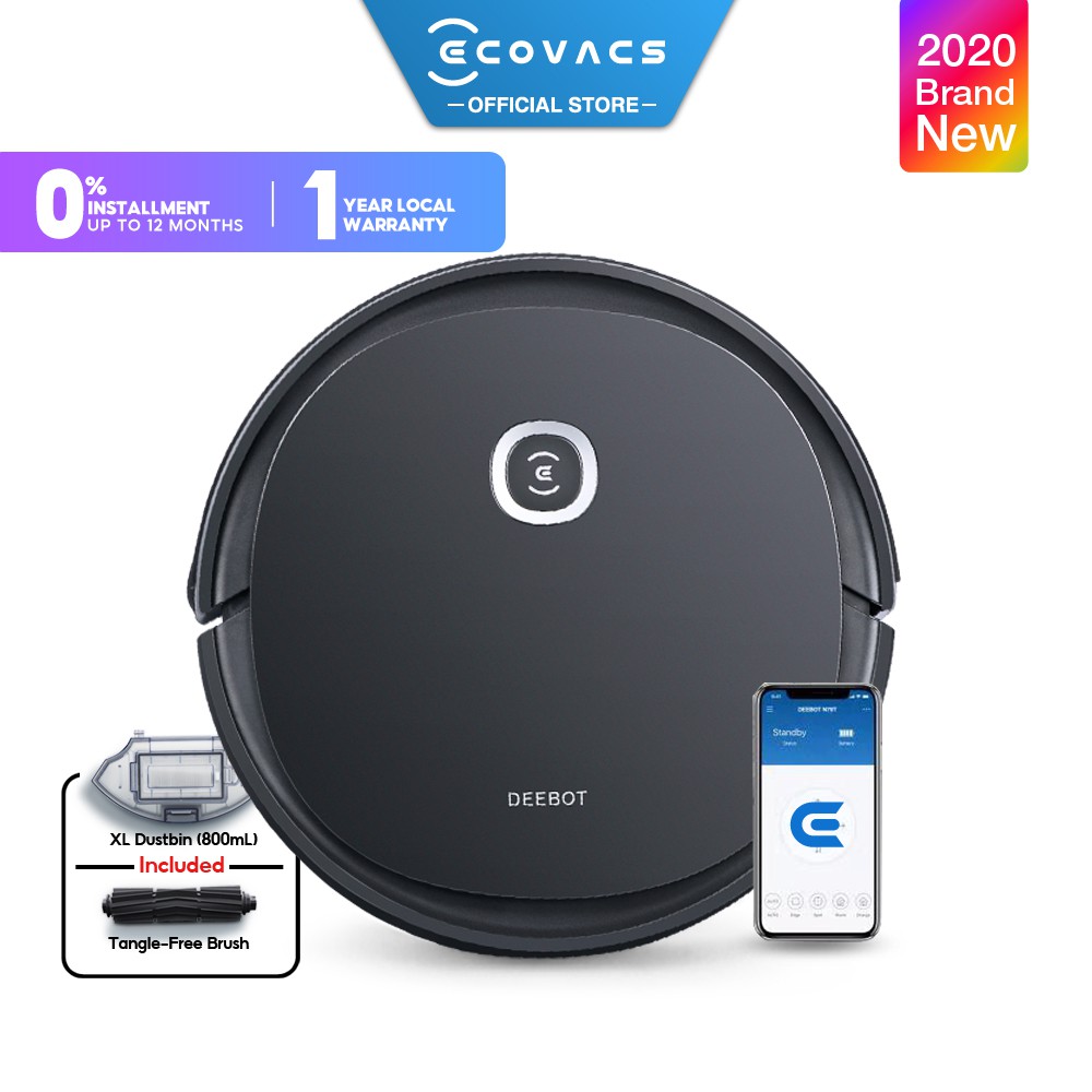 Ecovacs Deebot Ozmo U2 PRO Vacuum Cleaner maximized cleaning ...