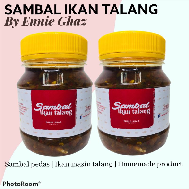 Sambal Ikan Masin Talang 250g Sambal Cili Padi Sambal Pedas Sambal Viral Acar Ikan 1961