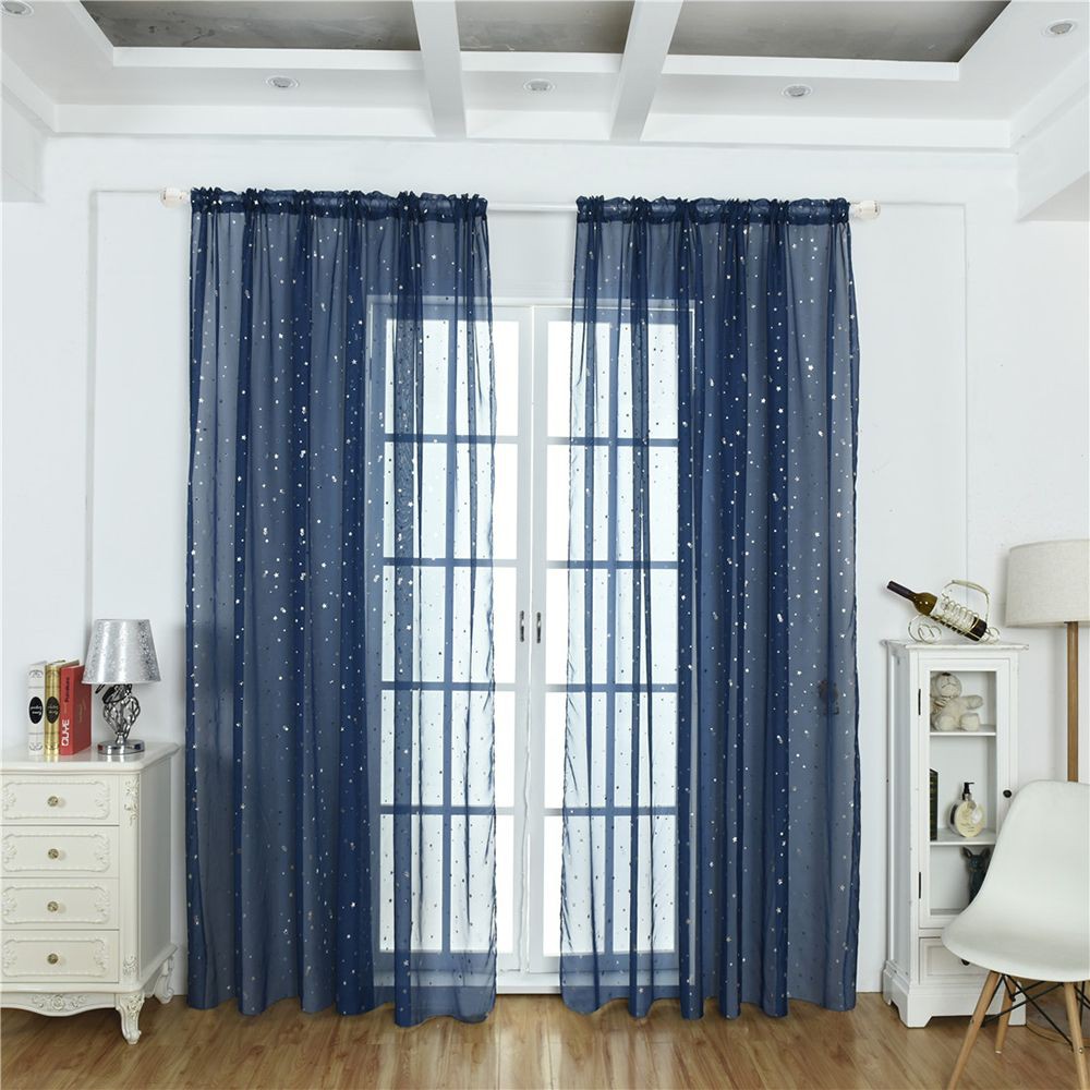 Modren Sheer All Match Drapes Window Tulle Curtains Shopee Malaysia