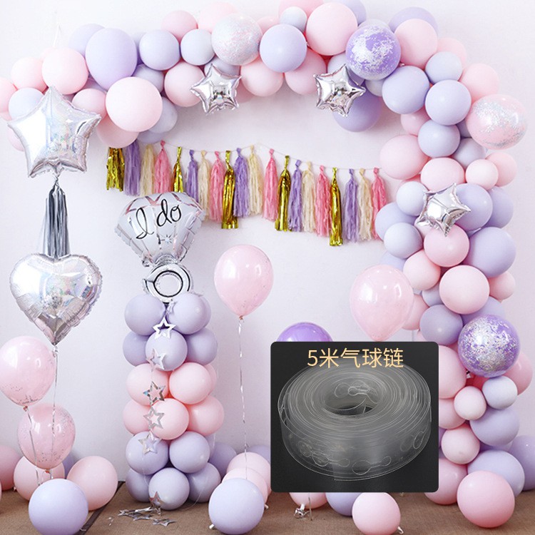 5M Strip Balon  Arc Balon  Gate Hiasan Ulang Tahun Balloon 