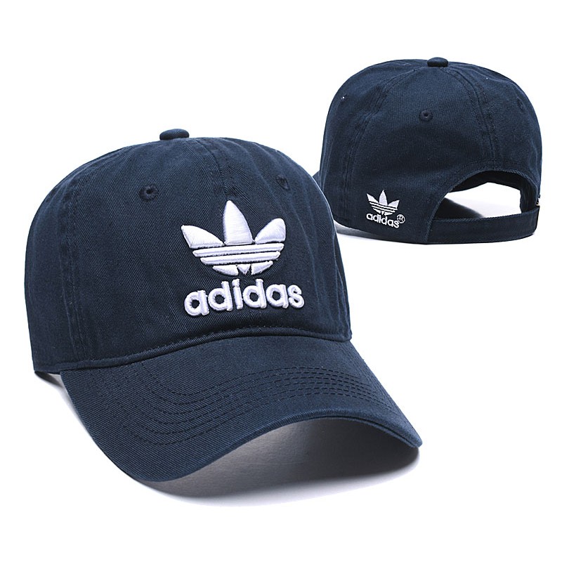 adidas trefoil denim baseball hat