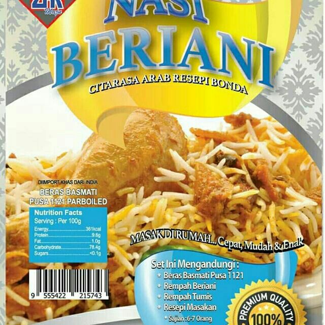 Rempah Beras Nasi Beriani Shopee Malaysia