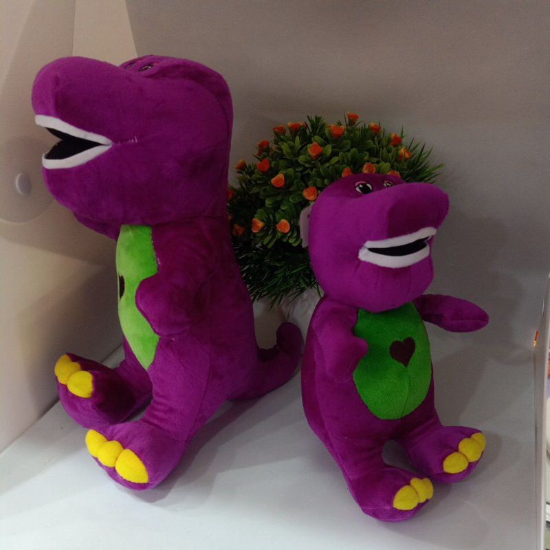Ready shop ✨soft toys 💕Barney with song stuffed toy cartoon doll kids plush  toy patung birthday gift | Shopee Malaysia