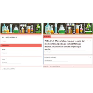 Soalan Google Form Sains Tahun 6  indisuryah