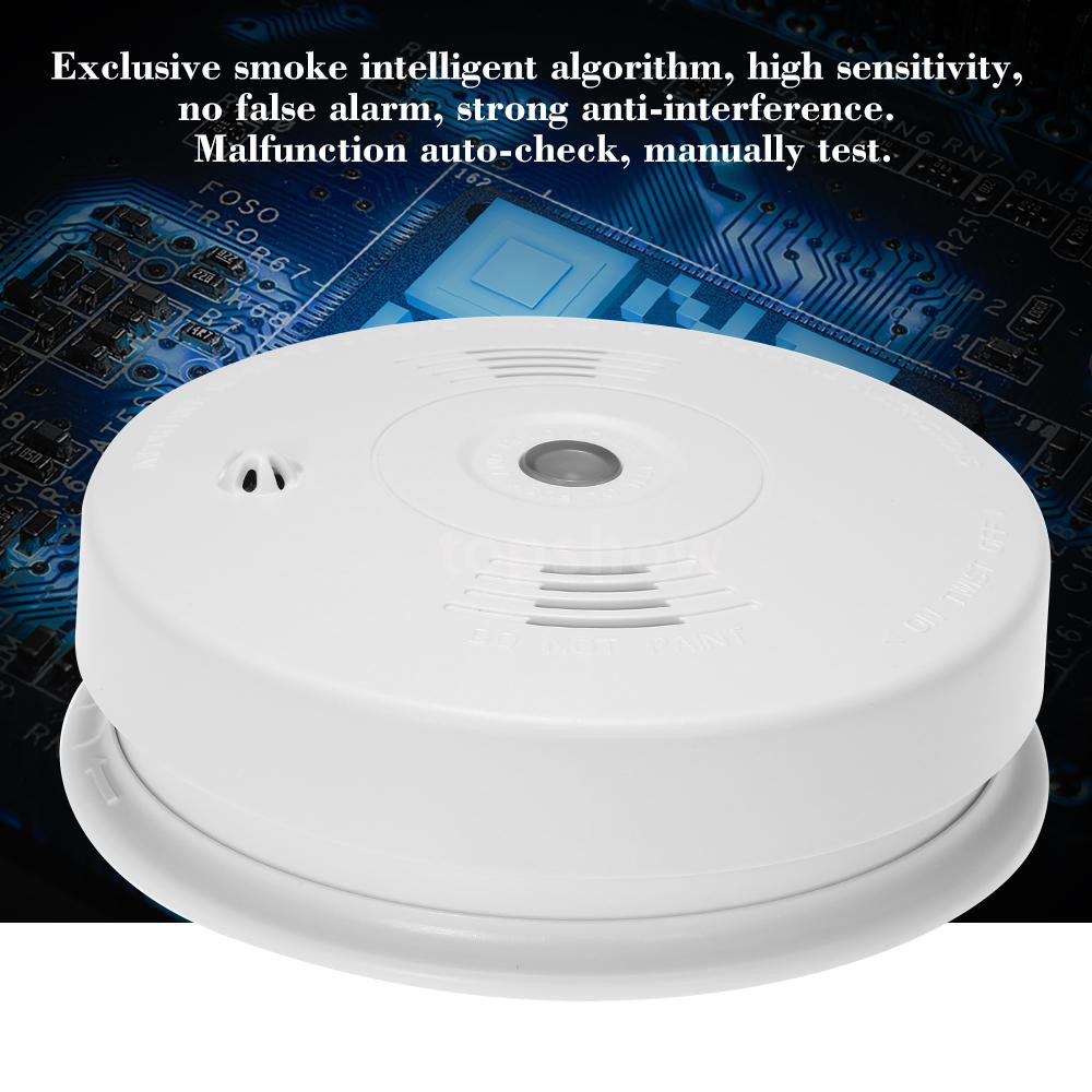 Tsm Wireless 433mhz Smoke Fire Detector Photoelectronic Temperature Sensor Inside Fire Alert Security Alarm For Home Kit Shopee Malaysia