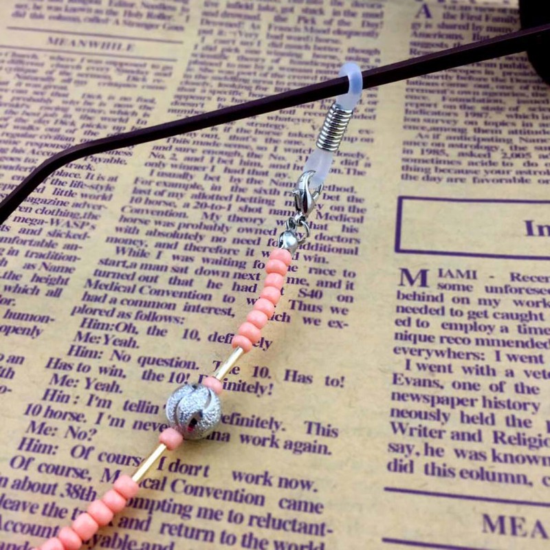 Reading Glasses Chain Holder Fashion Sunglasses Tassel Beads Neck Strap Handmade