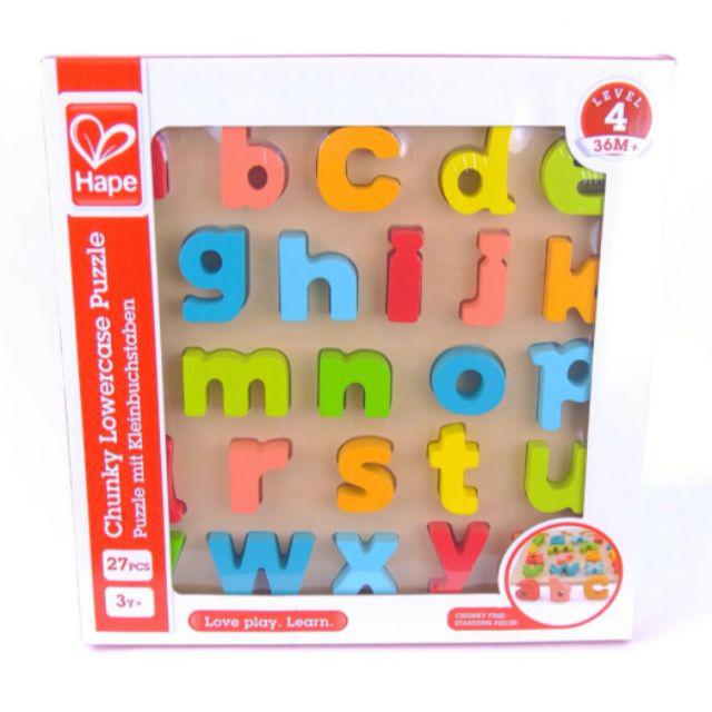 hape alphabet puzzle