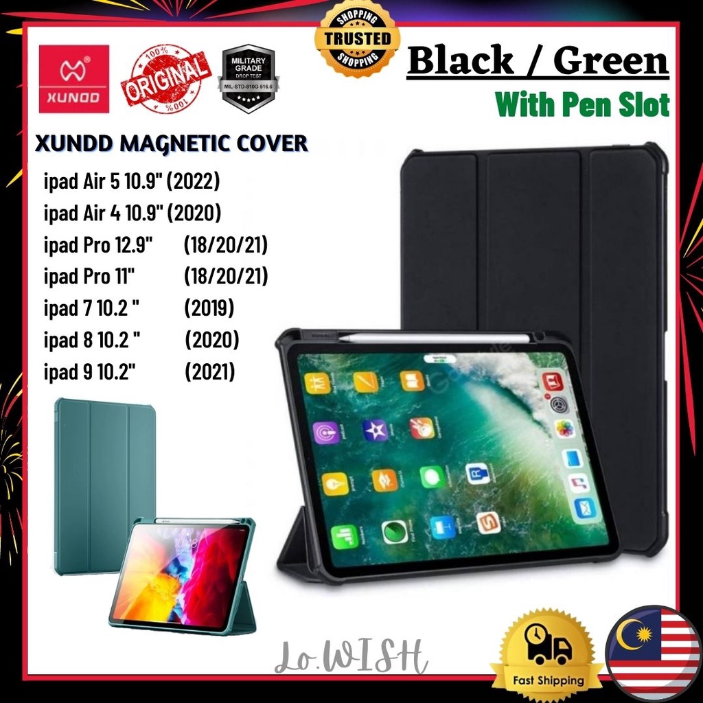 XUNDD Magnetic Casing Compatible For iPad Pro 12.9'' 11'' 22 21 20 18 ...