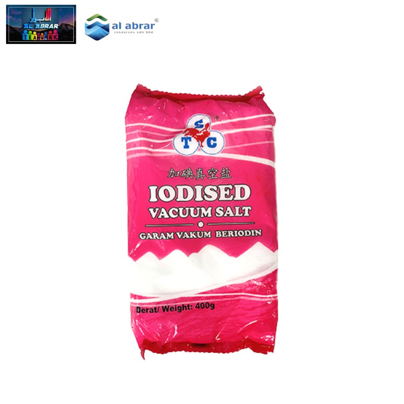 READY STOCK IODISED VACUUM SALT STC 400G Shopee Malaysia
