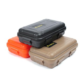 3 Types Solid Outdoor Shockproof Pressure-proof Waterproof Survival Box Container Storage Airtight Case C Dilwe Survival Storage Box