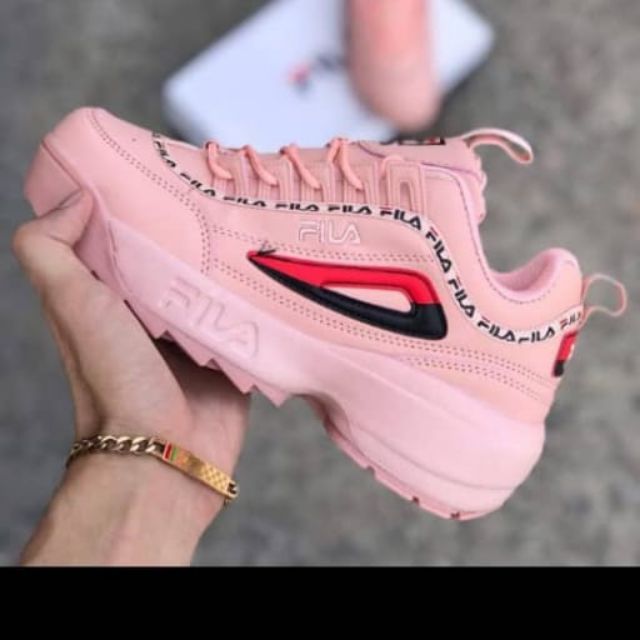 kasut fila pink