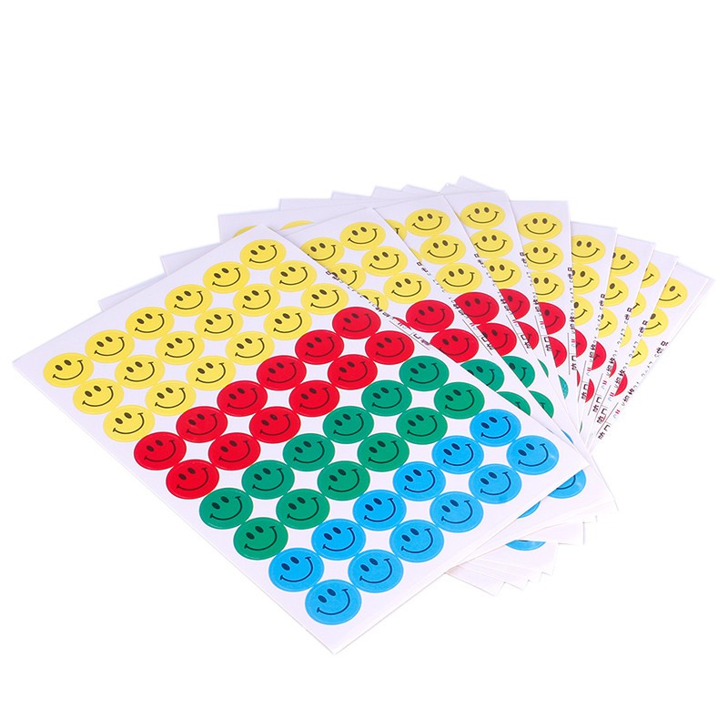 Smiley Face Stickers Childrens School Teacher Reward Kids | Shopee Malaysia