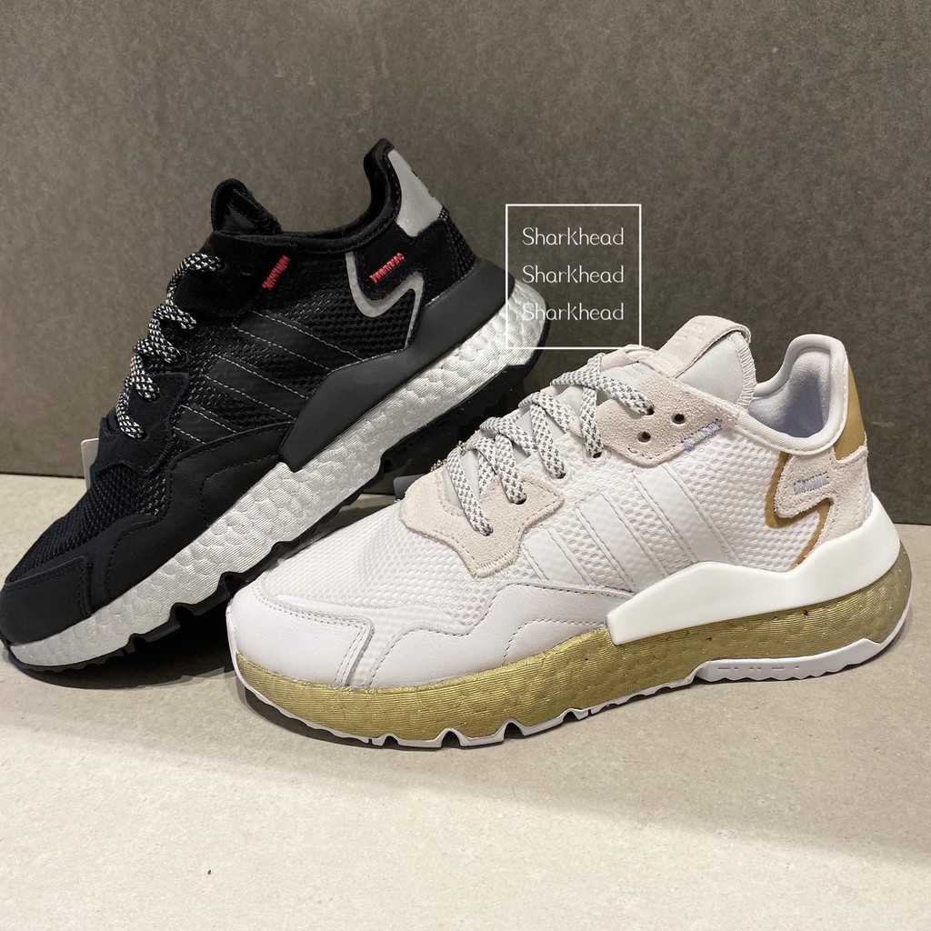 nite jogger adidas black