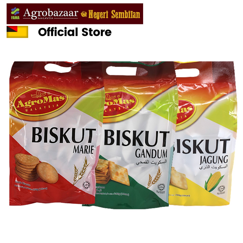 Agromas Biskut Gandum/Jagung/Marie Agrobazaar Negeri Sembilan