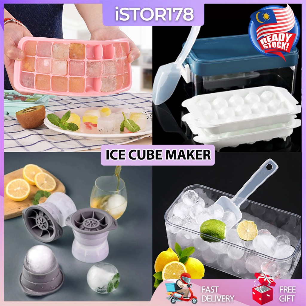 ISTOR😺MULTIFUNCTION ICE CUBE MAKER/ JELLY MOLD TRAY/ PUDDING MAKER/ BABY FOOD MAKER/ ACUAN AIS 多功能制冰格甜品辅食模具 READY STOCK