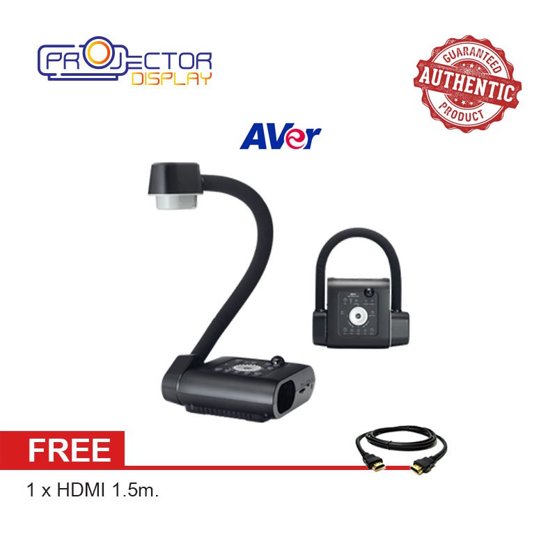 Avervision Visualizer F17-8M Visualiser, Document Camera + HDMI Cable ...