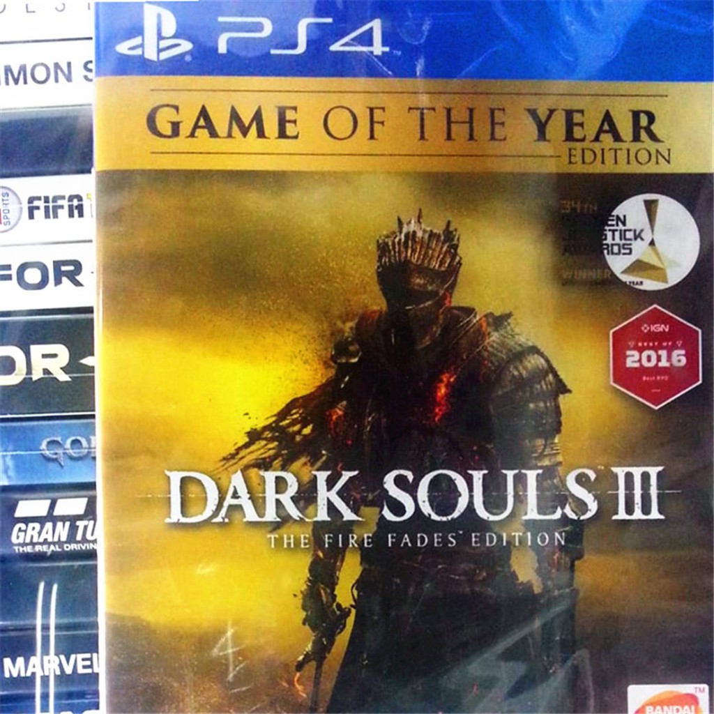 New Disc Not Used Ps4 Dark Souls Iii The Fire Fades Edition Goty Bandai Namco