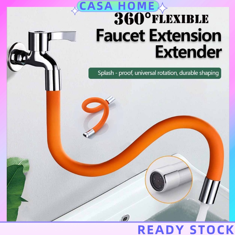 Adjustable Water Tap Extension 360 Rotate Faucet Extension Extender