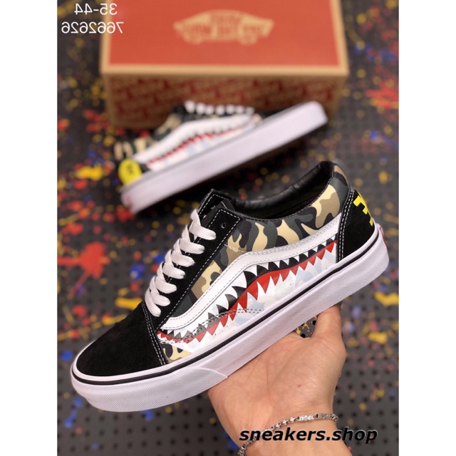 bape x vans old skool