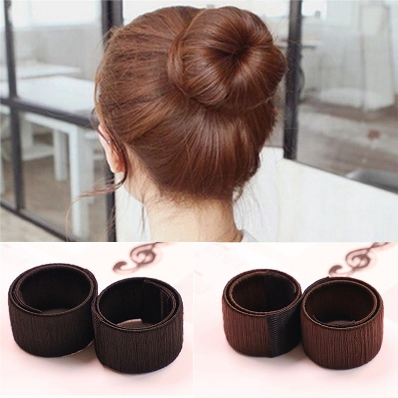 Fake Hair Hairagami Bun Extension Updo Synthetic Hair Band