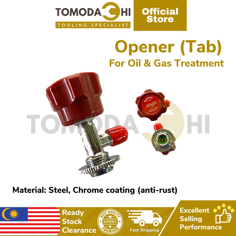 TOMODACHI Car Aircond Gas Treatment Tab Opener Pembuka Tab Aircon Oil