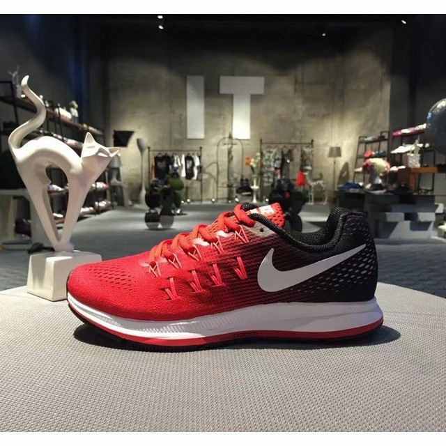 nike zoom red and black