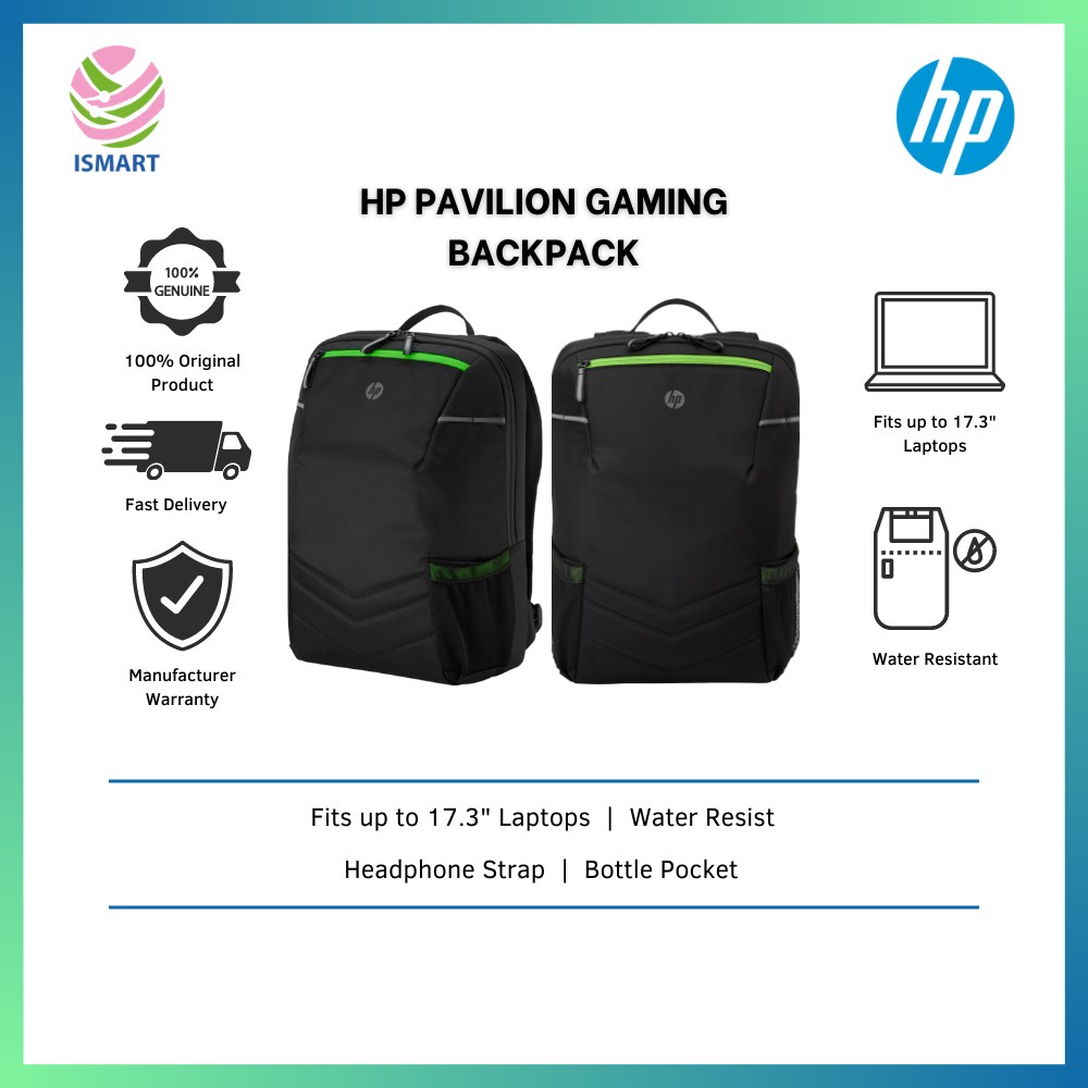 Hp Backpack Pavilion Gaming 300 6eu56aa Shopee Malaysia 9749