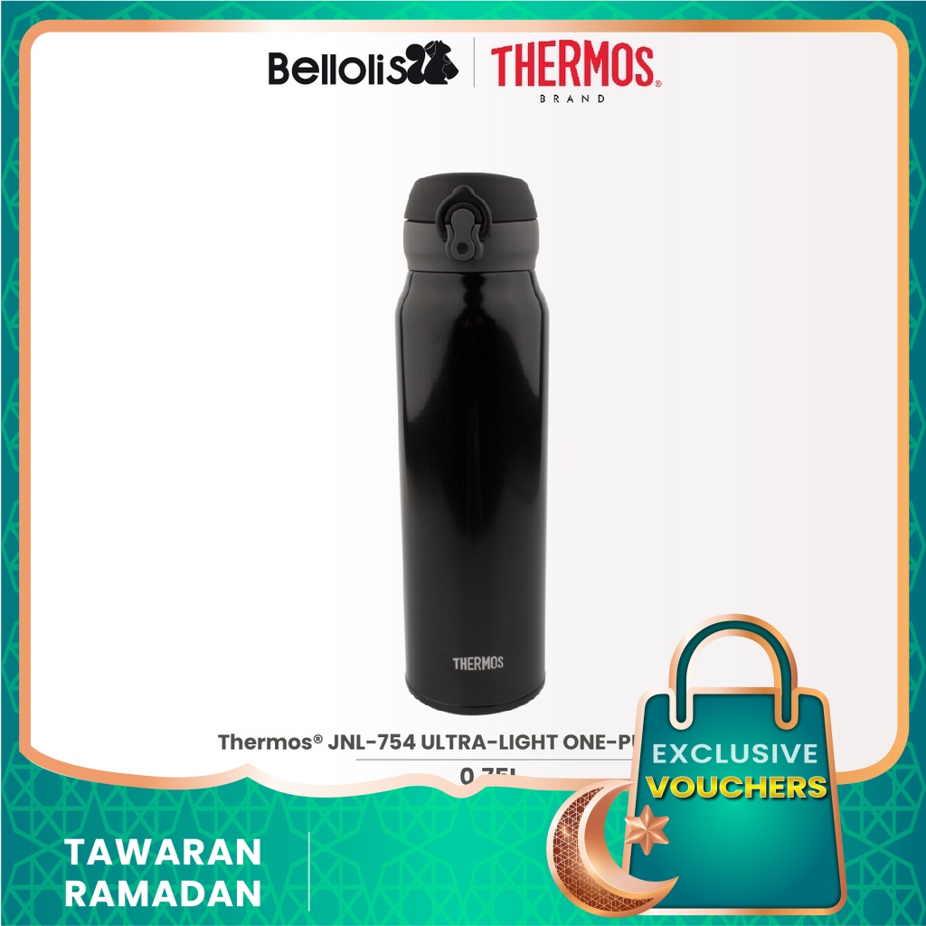 Authentic Thermos Vacuum Stainless Steel 750ml Ultra Light Insulated Flask For Home And Office Jnl 754 Jnl 753 Series Shopee Malaysia