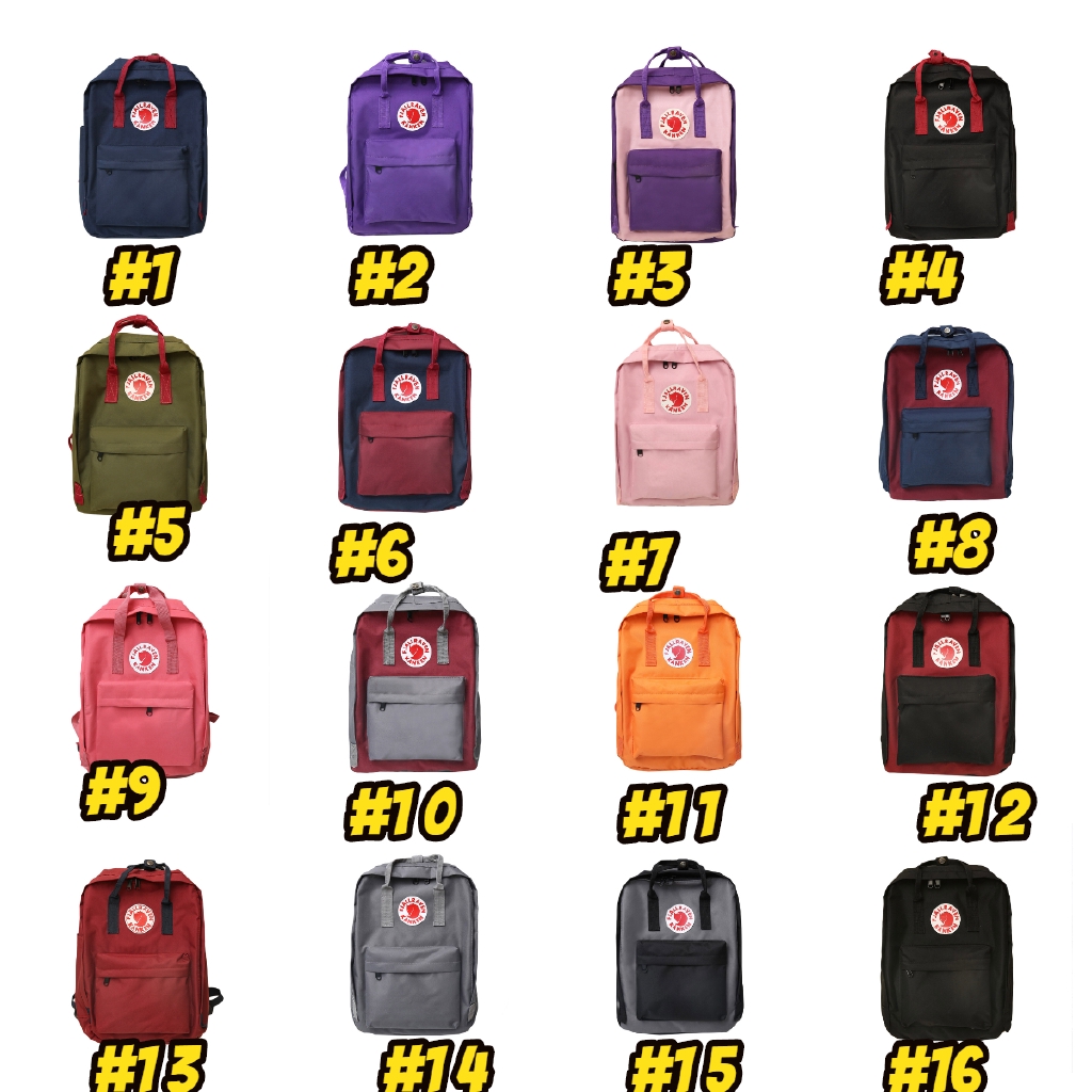 fjallraven kanken size
