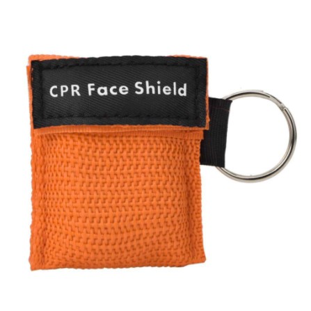 Disposable CPR Shield Emergency Mask Key Chain Ring,with One-Way Valve Breathing Barrier for First Aid or AED Training Yzpacc Set of 30 CPR Mask 