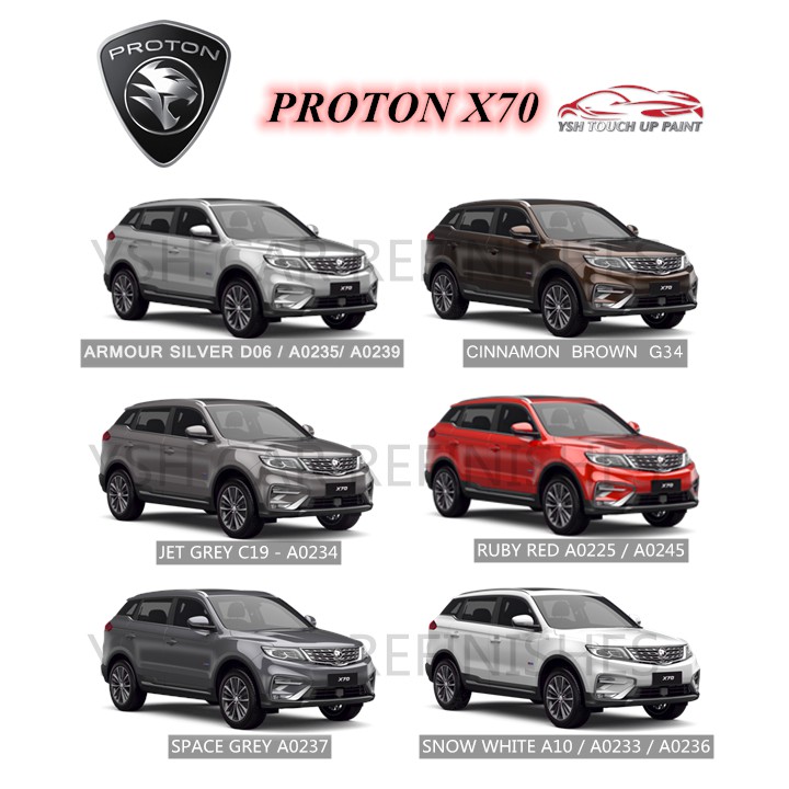 Proton X70 Aerosol Touch Up Paint Shopee Malaysia