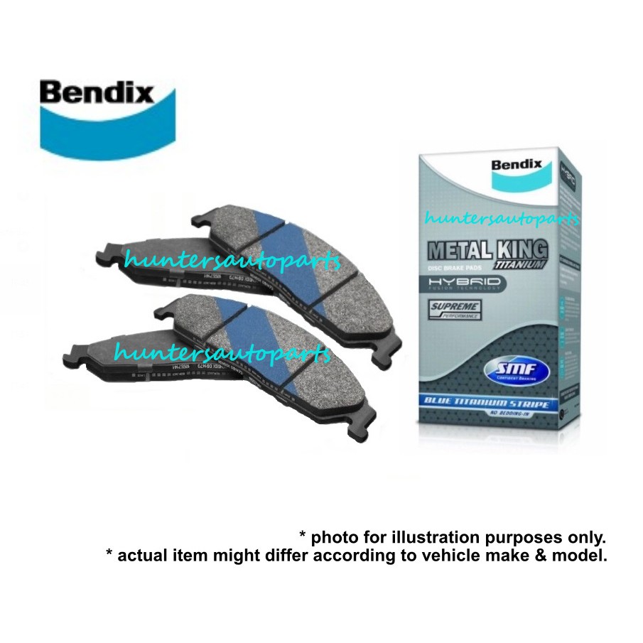 Bendix Metal King Front Brake Pad for Proton Saga BLM / FL / FLX