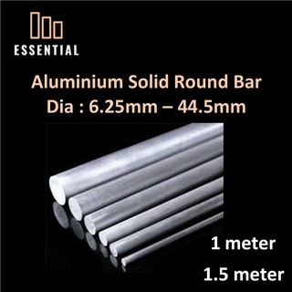Aluminum Rod Stock Aluminum Round Bar Aluminum Rod & Bar Dia 25mm Length 300mm 