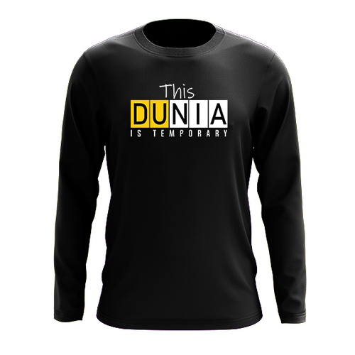 Dakwah islamic dunia sementara T-Shirt Men Women UNISEX baju Casual SPORT FASHION Streetwear large size baju2u