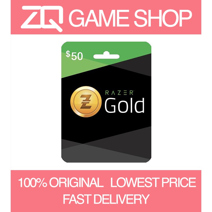 Fast Send Razer Gold Pin Usd 50 100 Us Shopee Malaysia - global original roblox game cards 10 25usd 800 2000 robux fast delivery shopee malaysia