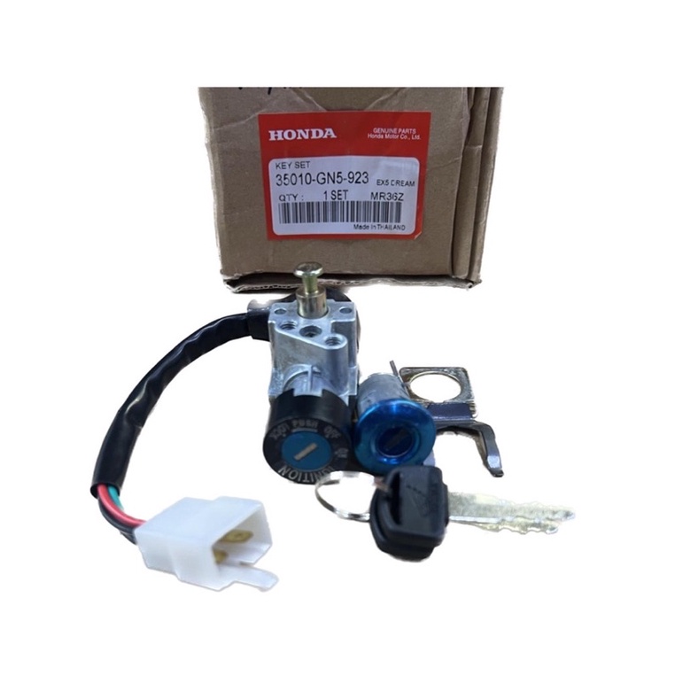 Honda Ex5 Dream Ignition Main Switch & Seat Lock COMPLETE Key Set