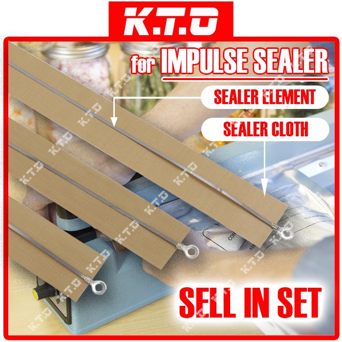 IMPULSE SEALER ELEMENT HEATER HEAT ELEMENT SEALER CLOTH WIRE BELT TAPE