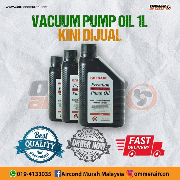 [OMMeR]PREMIUM HIGH QUALITY VACUUM PUMP OIL 1L Shopee Malaysia