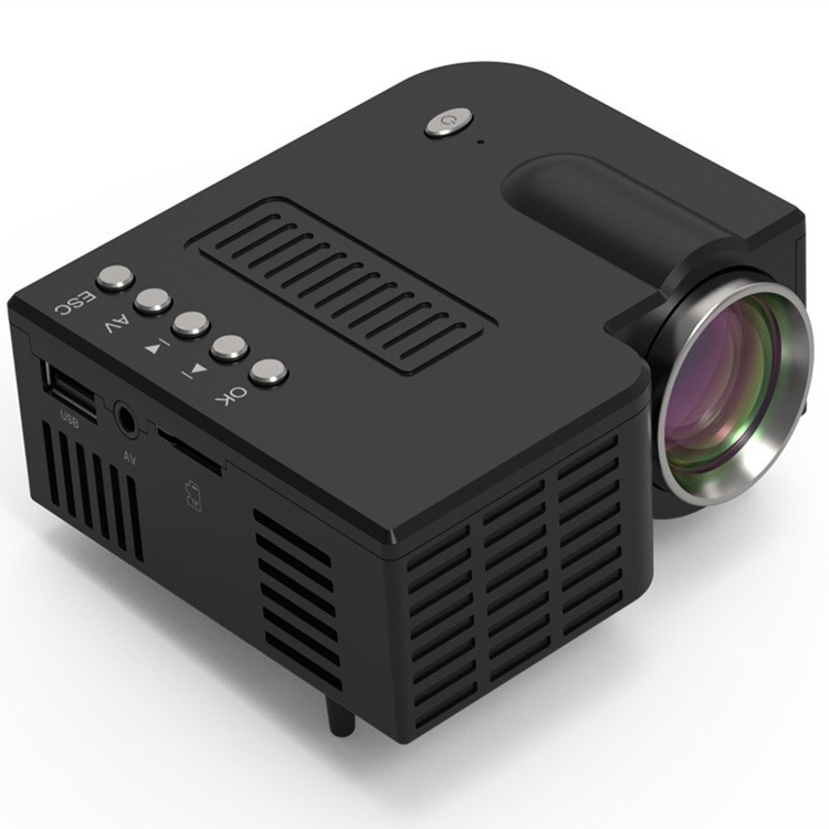 shopee: Zeppy Unic UC28 High Resolution LED Portable Mini Projector (0:0:Color :Black;:::)
