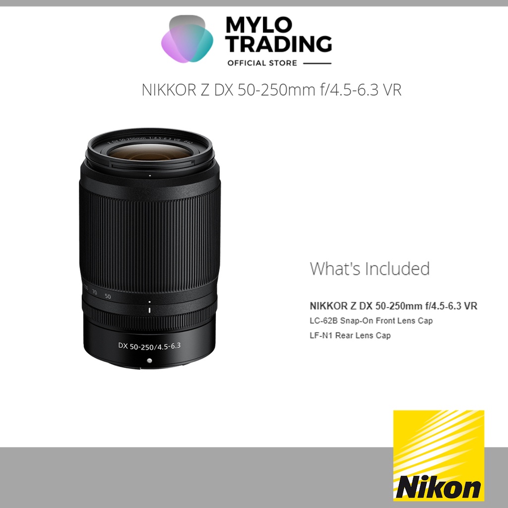 Nikon NIKKOR Z DX 50-250mm f/4.5-6.3 VR Lens | Shopee Malaysia