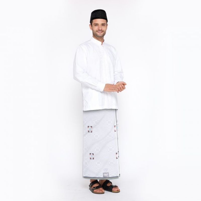 Blue Lombok Songket HC Sarong Set