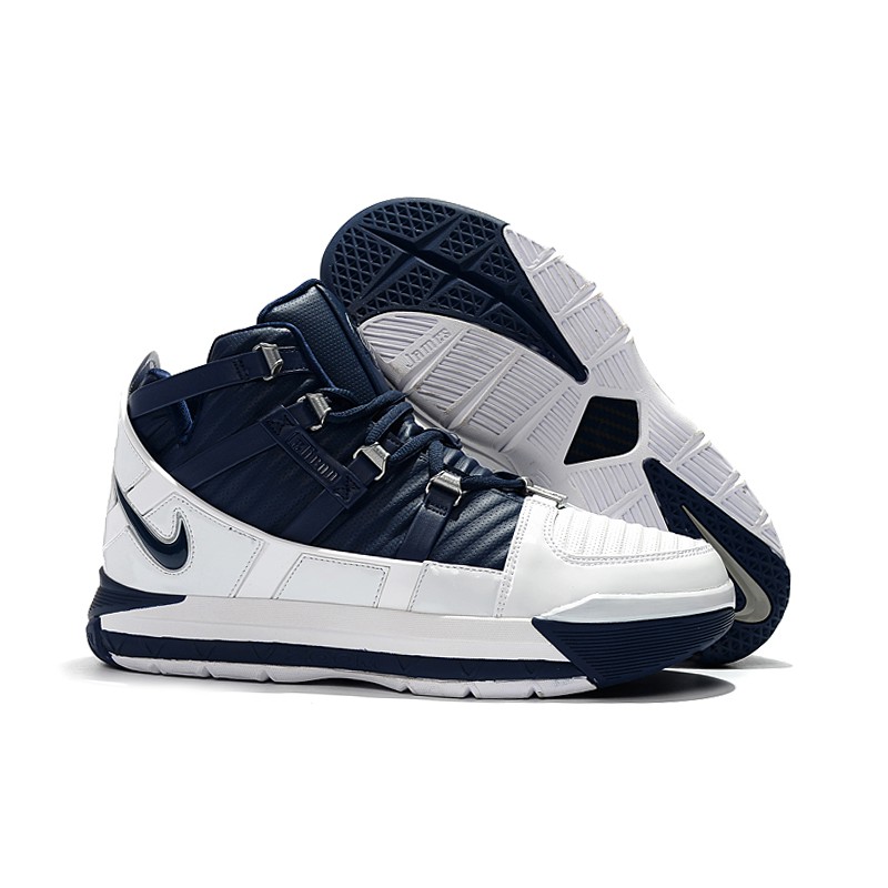 lebron navy blue shoes