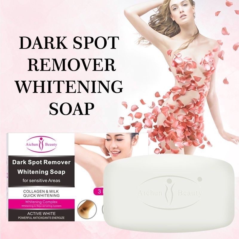 AICHUN BEAUTY dark spot remover whitening soap / Sabun Pemutih Pencerah Kawasan Hitam di Badan